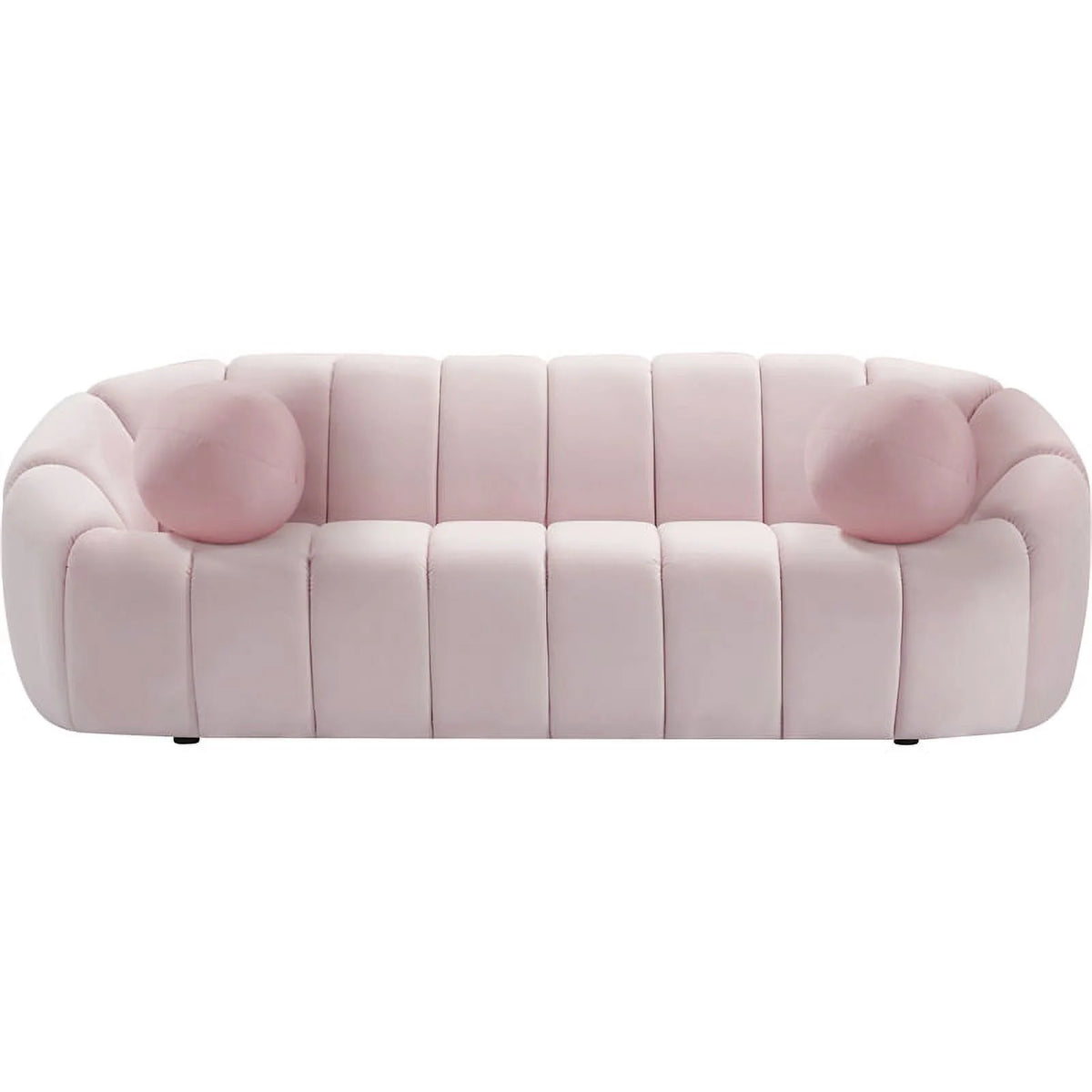 Pink Velvet Sofa E229627