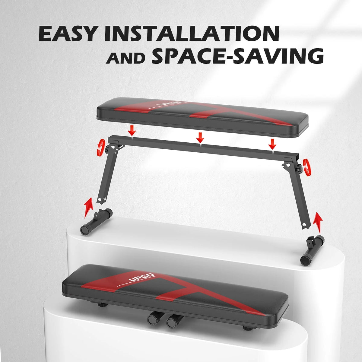 Folding Flat Weight Bench P73109
