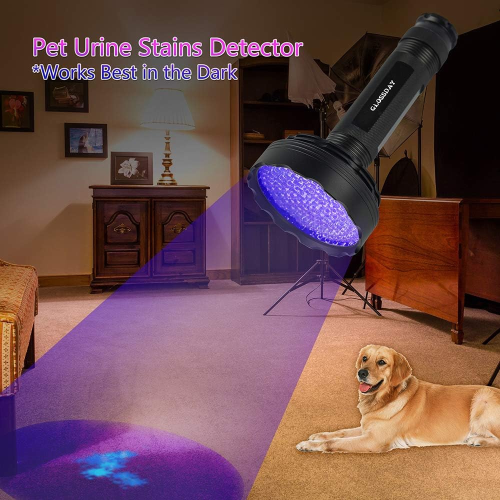 128 LED UV Flashlight, Pack of 2 E4937