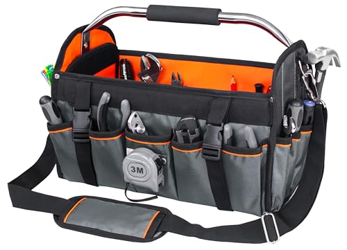16 In Open Top Heavy Duty Tool Bag with Handle Q918