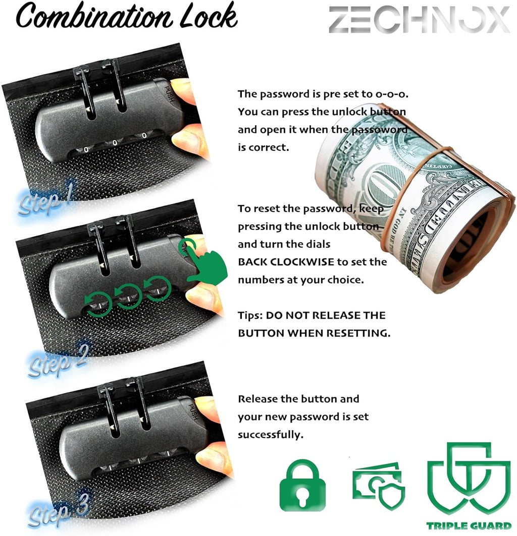 Fireproof Document Bag with Lock G391442