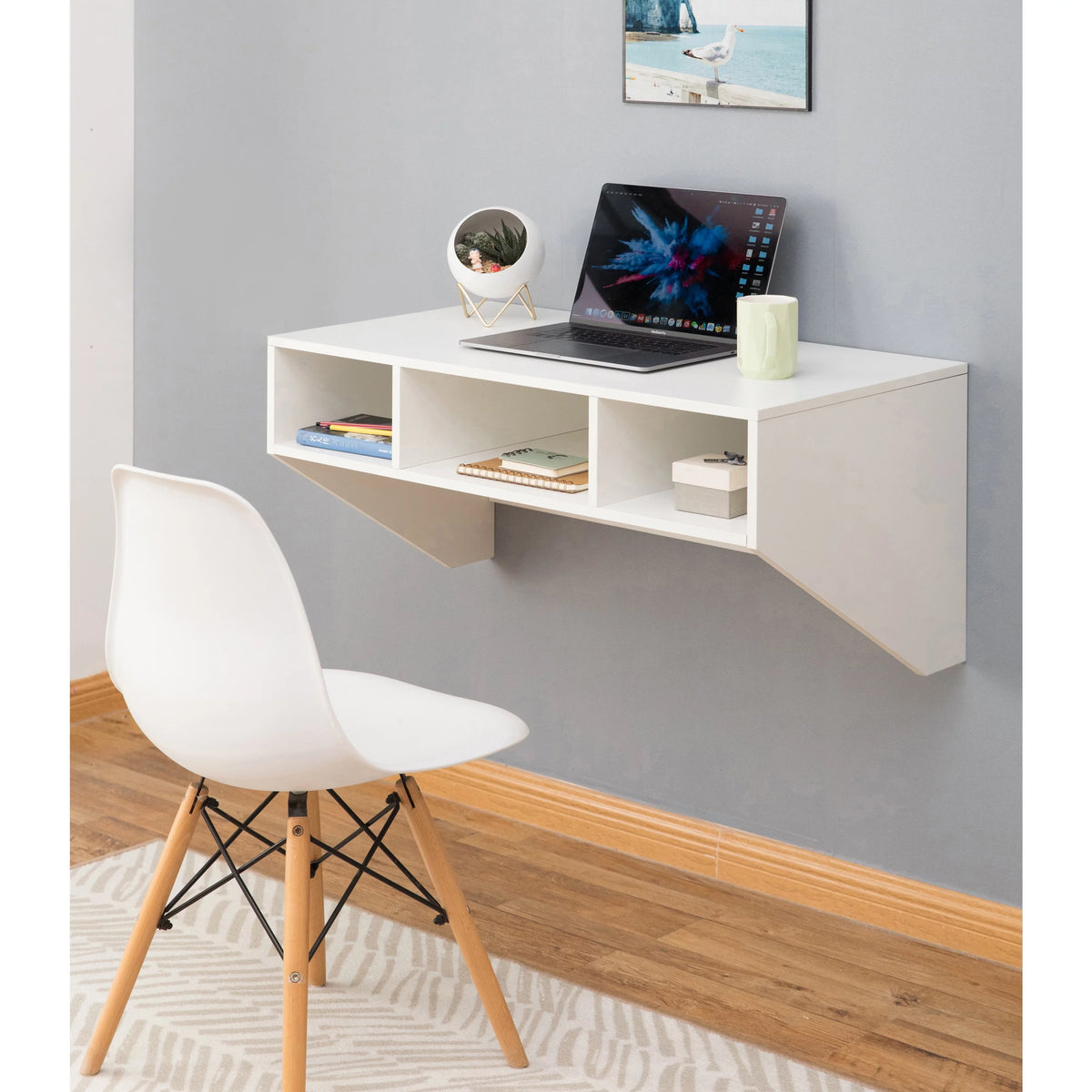 Wall Mounted Home Office Furniture Set C68957