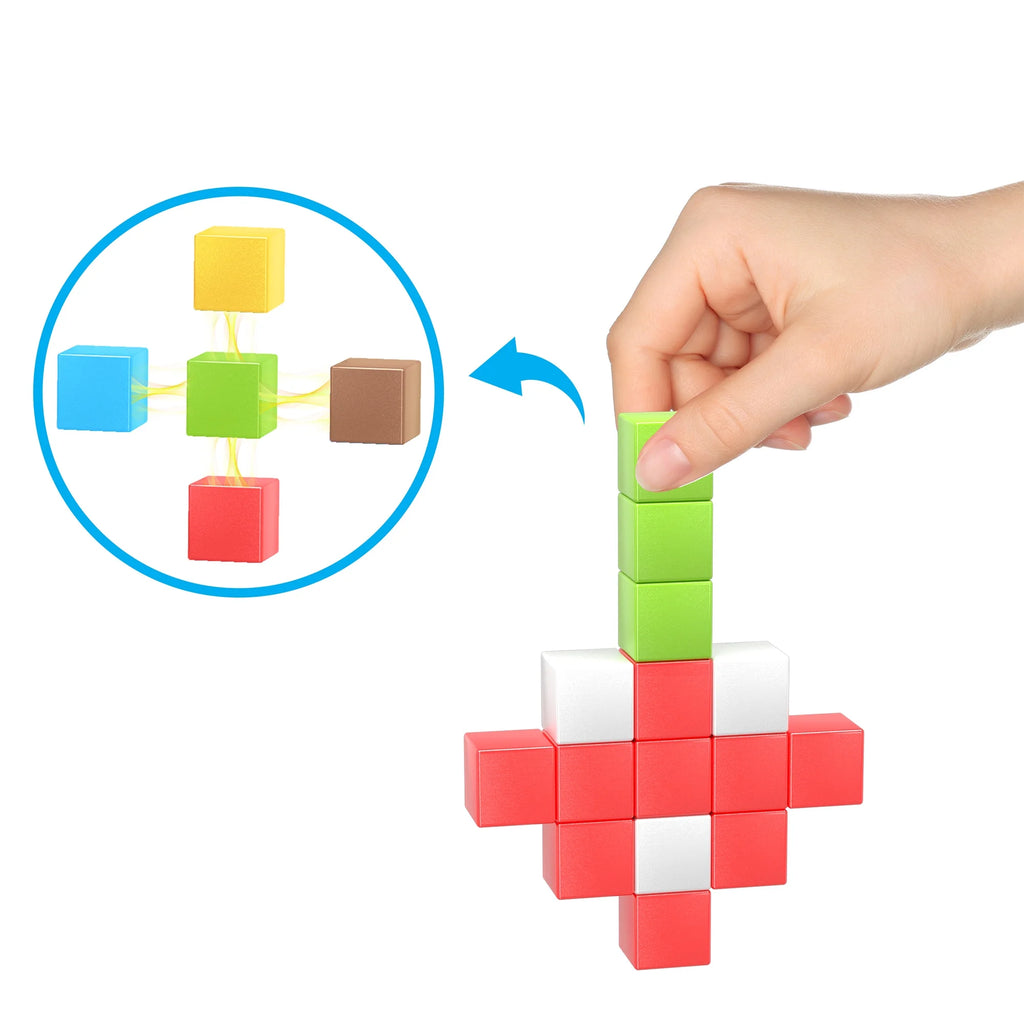 102pcs Magnetic Puzzle Cube Sensory Toys S1800