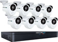 8-Channel DVR with 8 Cameras Night Vision T954