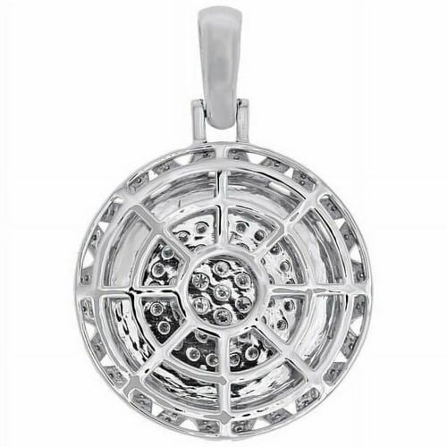 14K White Gold Lab Grown Diamond Pendant B6502