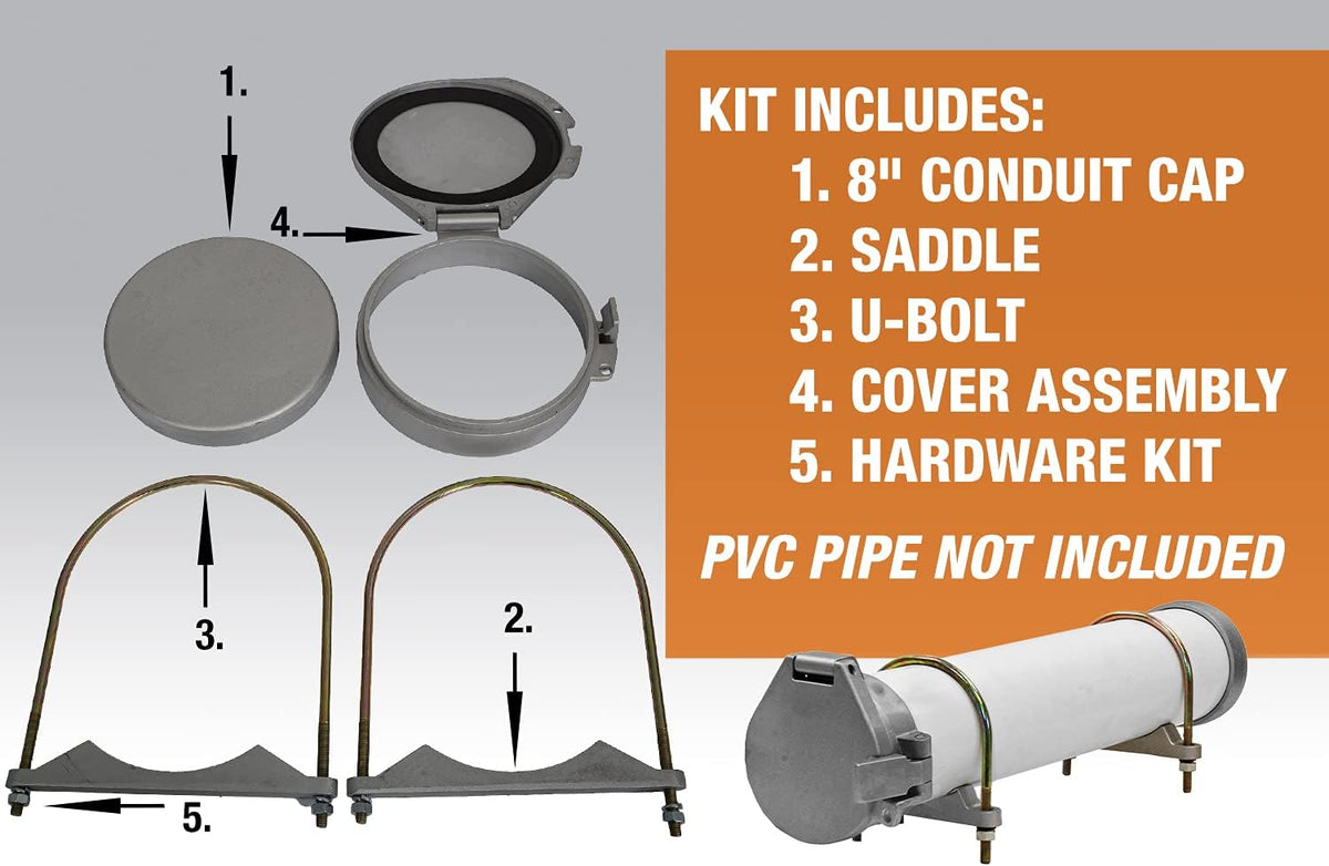 PVC Conduit Carrier Kit 8 Inch Diameter R189