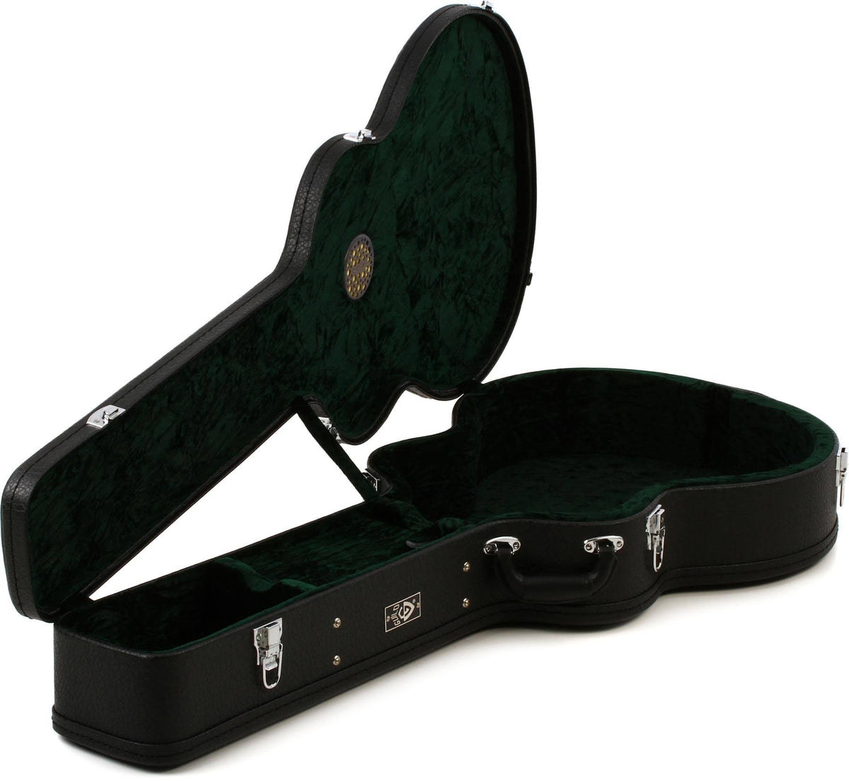 Deluxe Humidified Archtop Wood Case for Jumbo Acoustic Guitar V26945