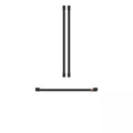 Flat Black Refrigerator Handle Kit I479581