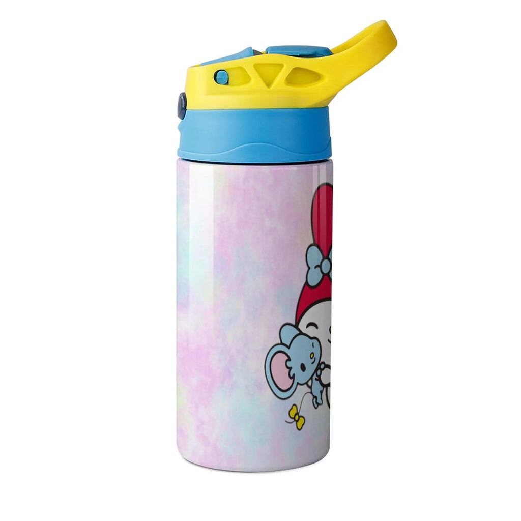 Stainless Steel Vacuum Insulated Water Bottle With Straw I134