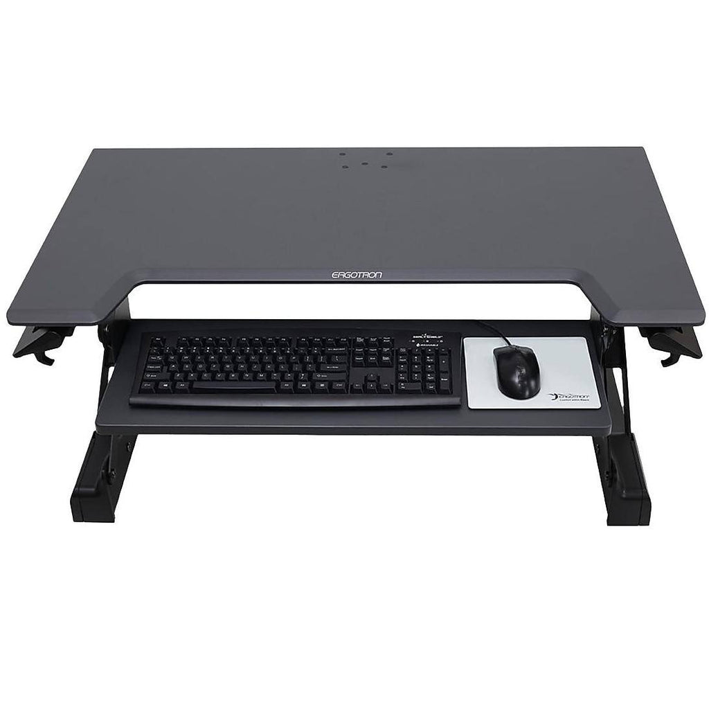 Black Sit-Stand Desktop Workstation I76598