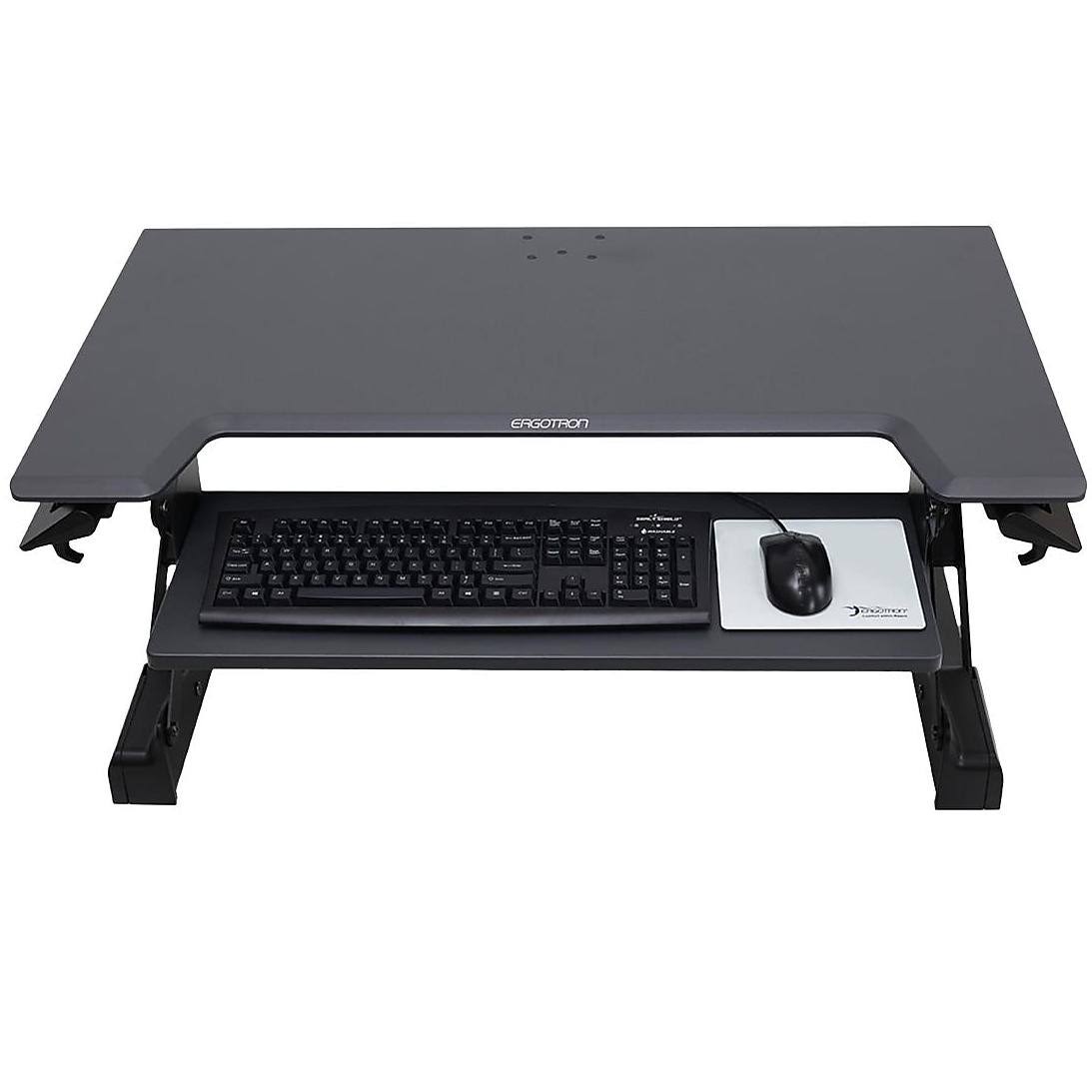 Black Sit-Stand Desktop Workstation I76598