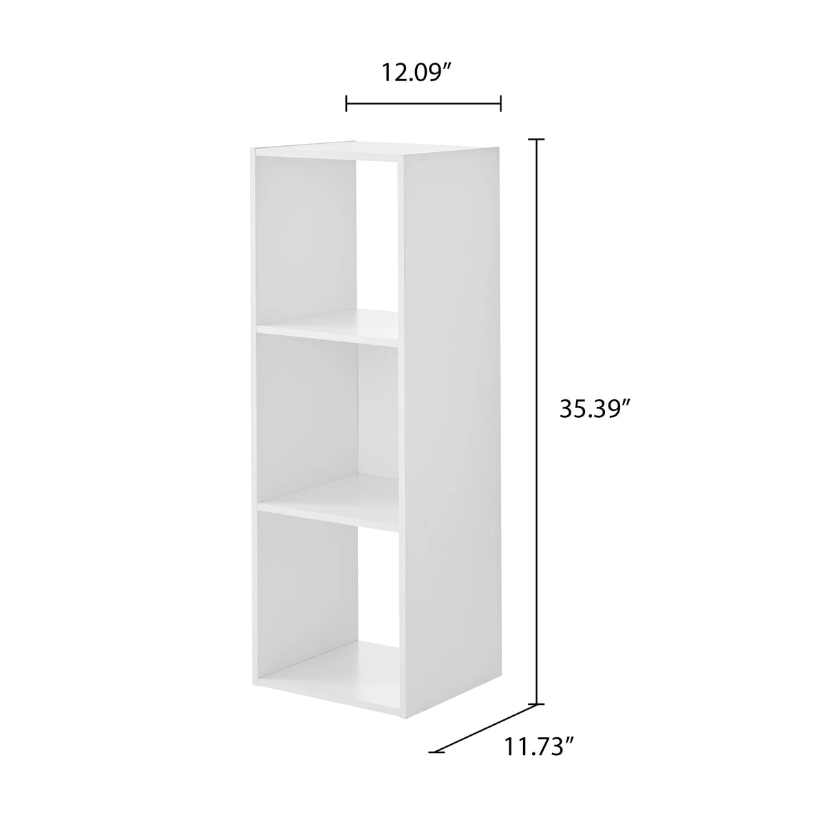 3 Cube Storage Organizer Black J992983