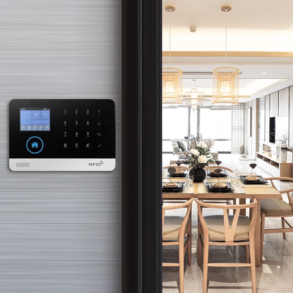 DIY Home Wi-Fi Alarm Kit with Motion Detector, Door/Window Sensor, Siren Q985209