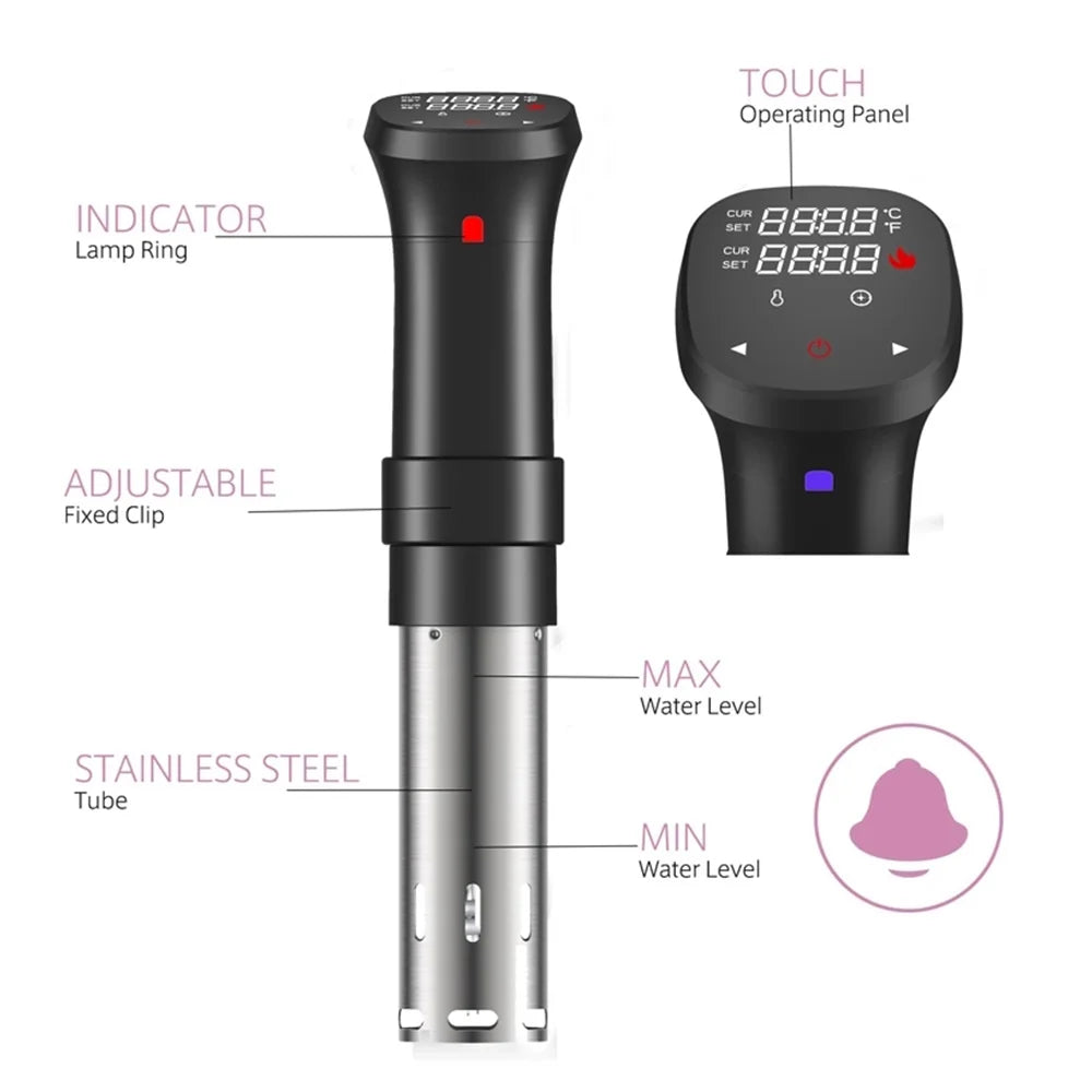 1100W Immersion Circulator Sous Vide Cooker S356533