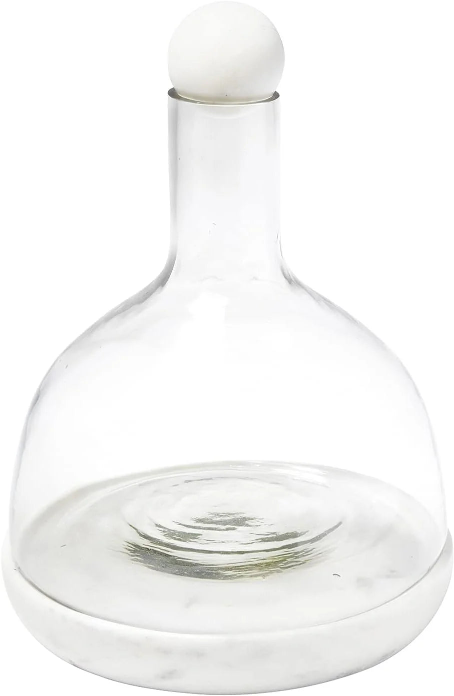 Marble and Glass Wine Carafe 42-Ounce X66910