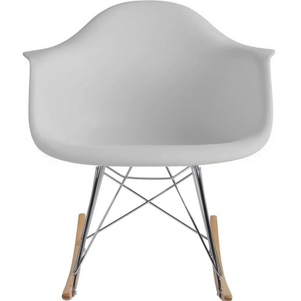 Light Gray Rocking Chair J50216