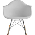 Light Gray Rocking Chair J50216