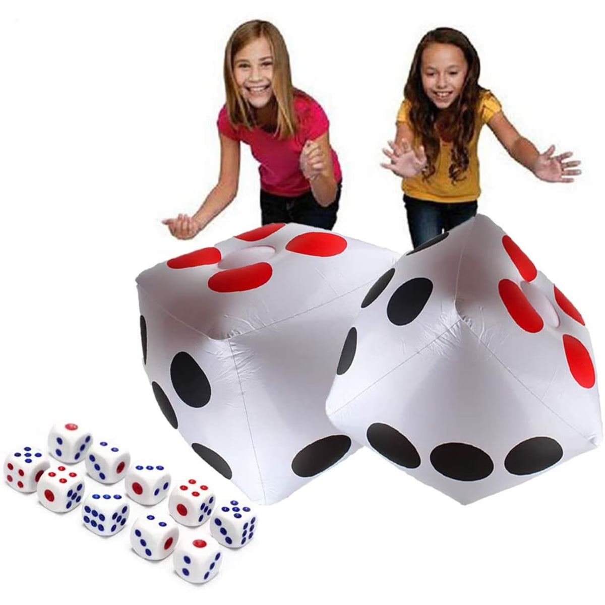 2Pc Outdoor Giant Inflatable Dice Set 13 Inch K31293