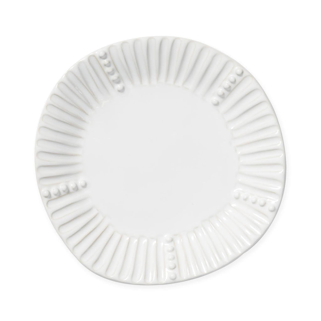 White Stone Salad Plate M196