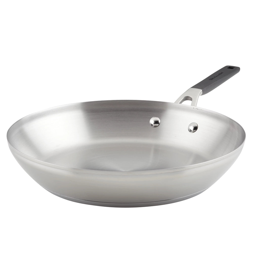 Stainless Steel Induction 12 inch Frying Pan N96707