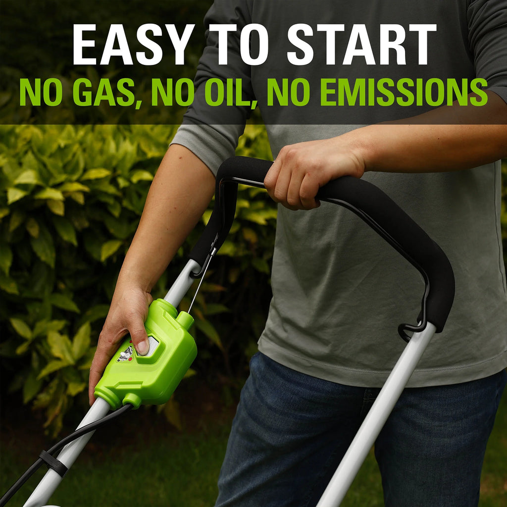 40V 17 Cordless Walk-Behind Push Lawn Mower with 4.0 Ah Battery and Charger A29775