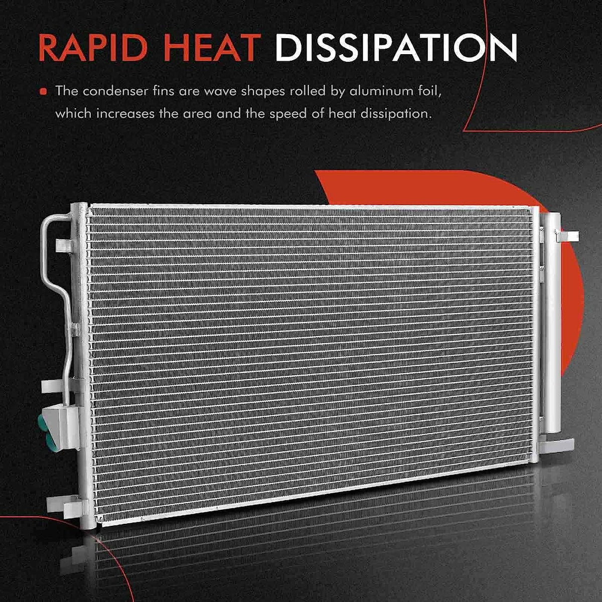 Air Conditioning A/C Condenser W6341