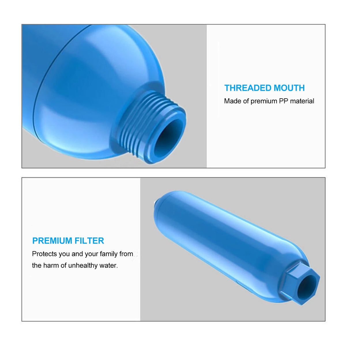 RV Inline Water Filter with Flexible Hose Protector I148311