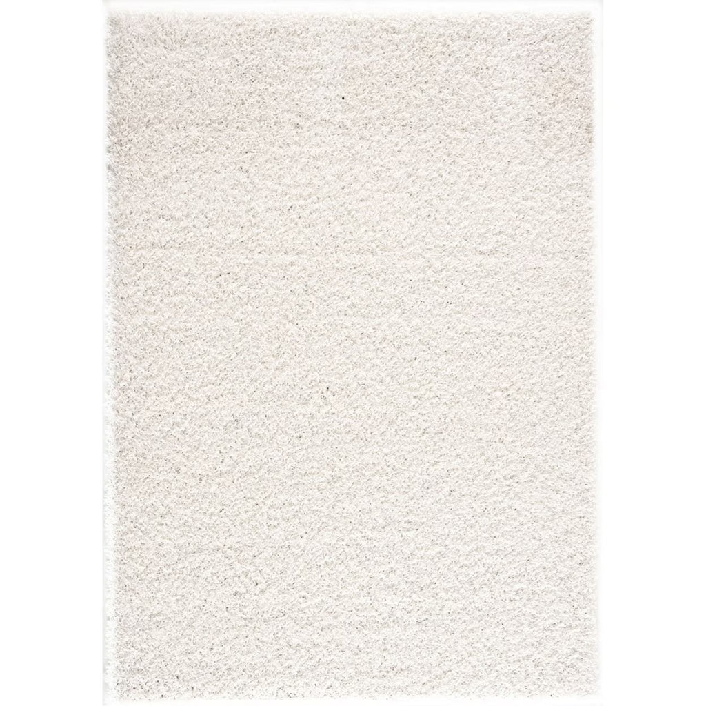 White Shag 5' X 7' Rectangular Rug E846006