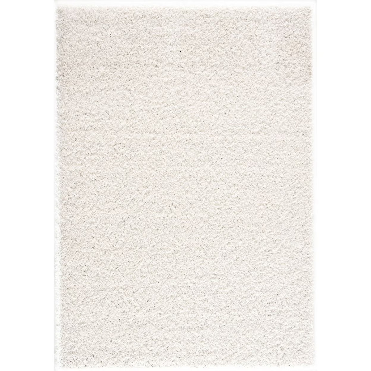 White Shag 5' X 7' Rectangular Rug E846006