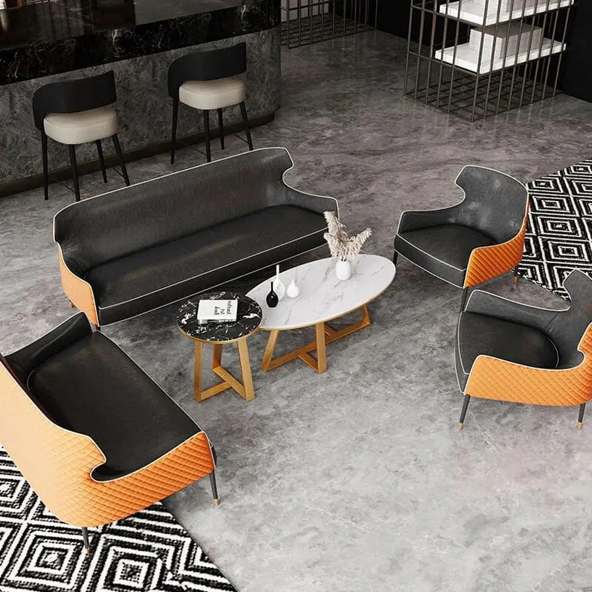 Nordic Modern Corner Sofa O81395