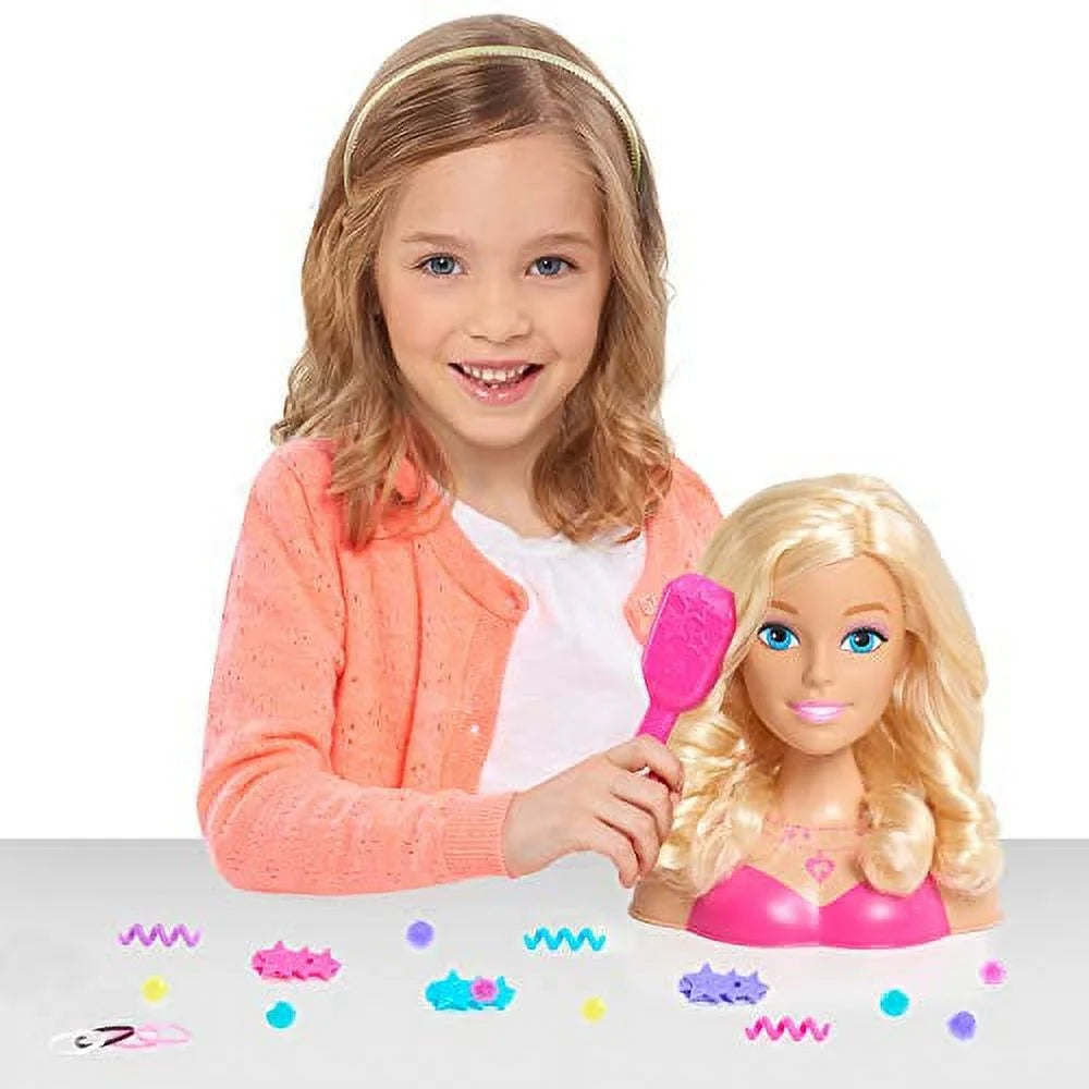 Blonde 8-Inch Styling Head with 20 Pieces Styling Accessories N684