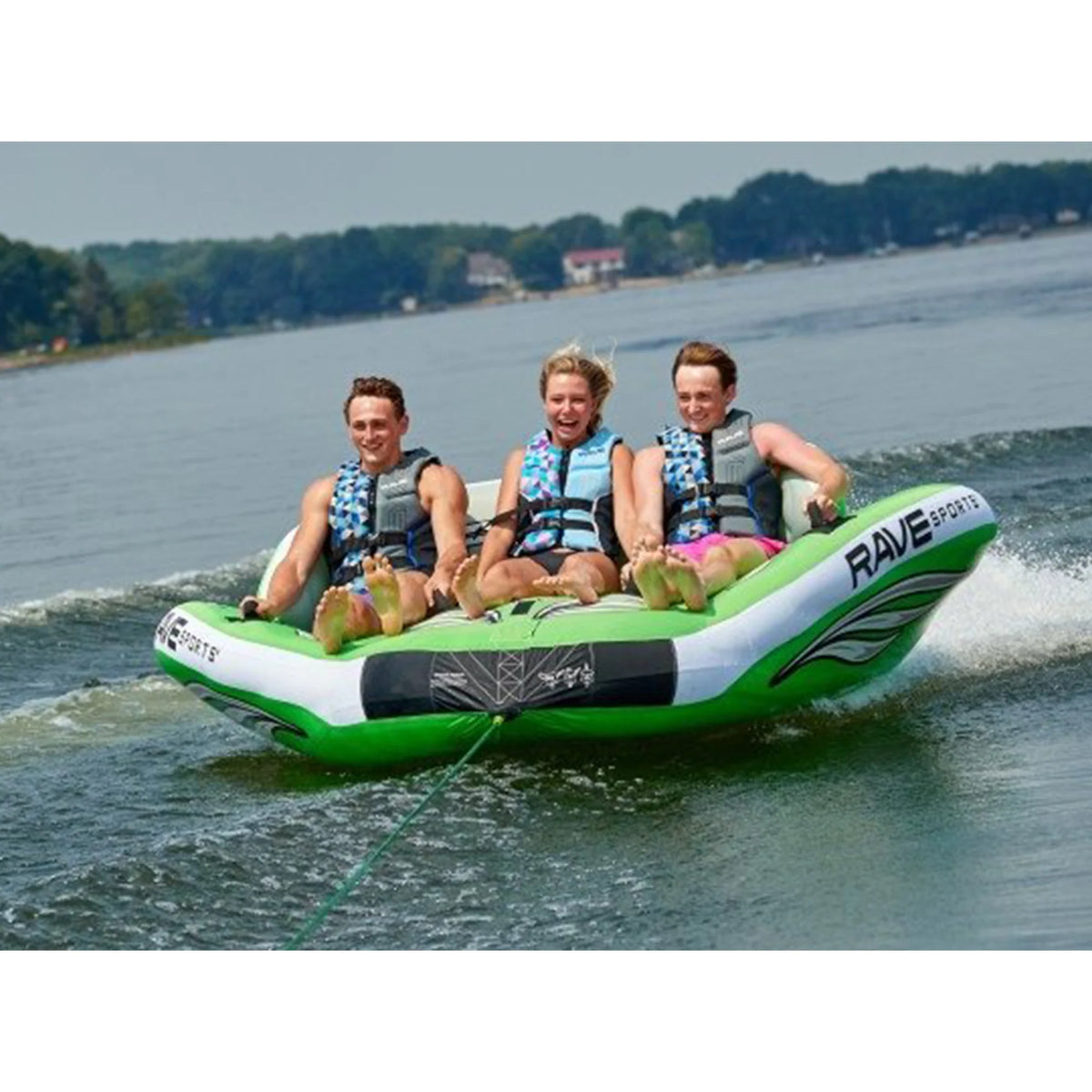 2 Rider Towable Raft + 3 Rider Towable Tube L1068