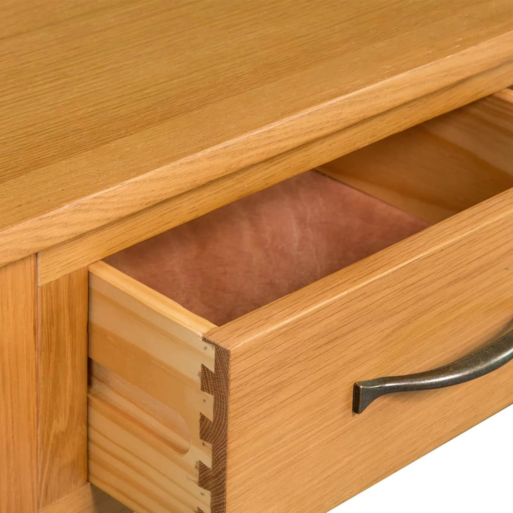 Solid Oak Wood Console Table B319