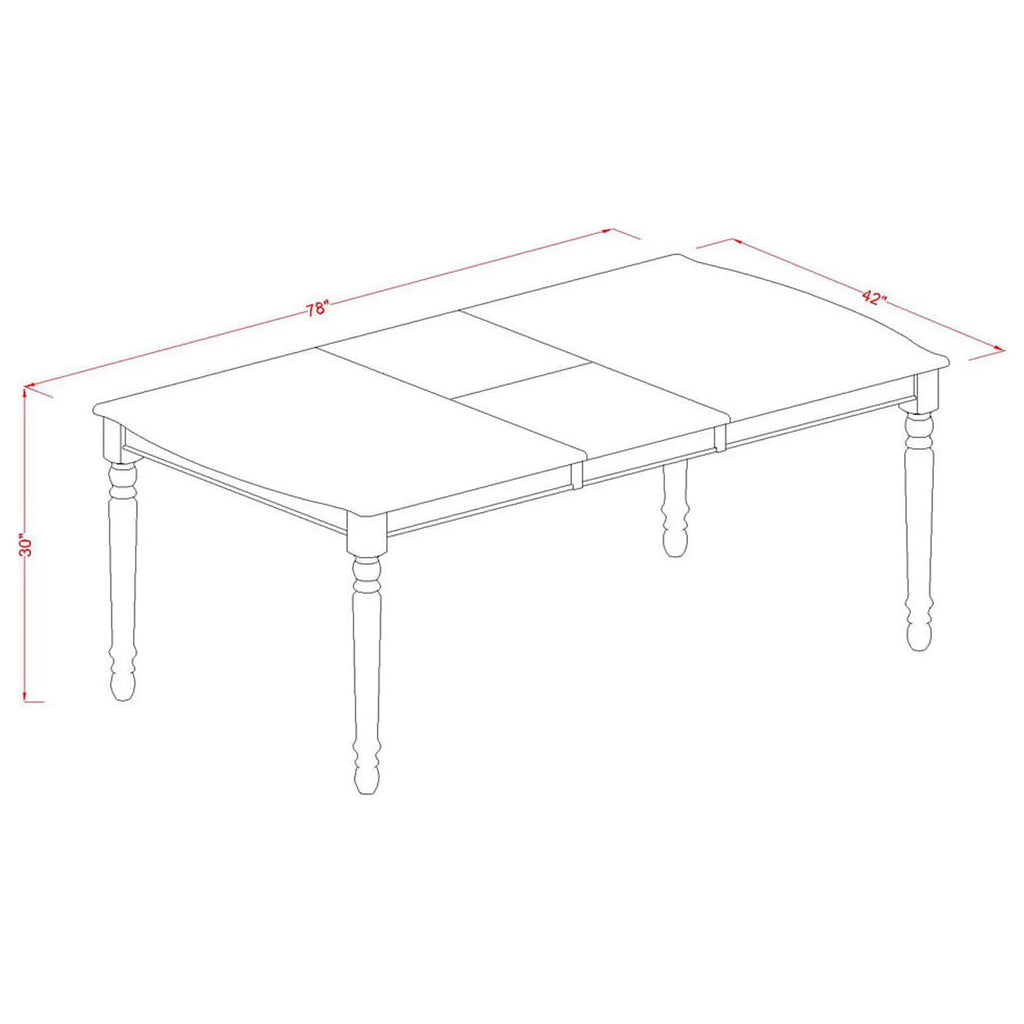 9 Piece Wood Dining Table Set I209