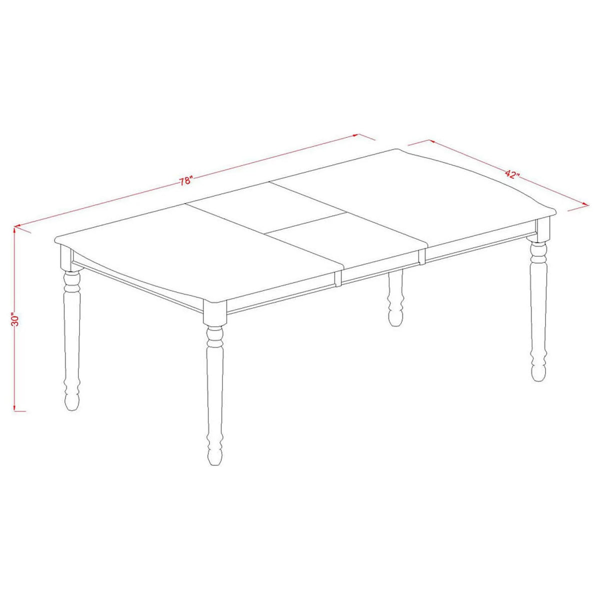 9 Piece Wood Dining Table Set I209