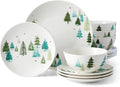 12-Piece Green Dinnerware Set C13386