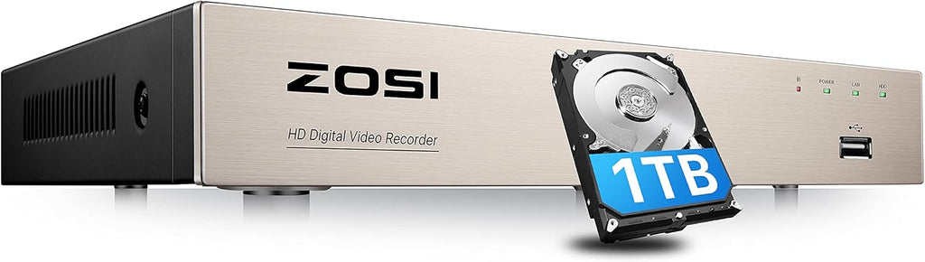 8CH 1080P CCTV DVR with 1TB Hard Drive I3131