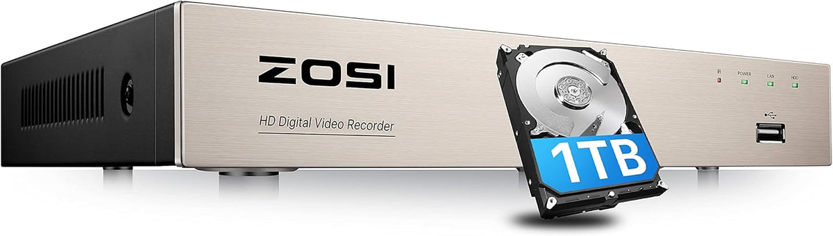 8CH 1080P CCTV DVR with 1TB Hard Drive I3131
