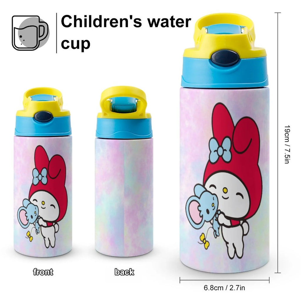 Stainless Steel Vacuum Insulated Water Bottle With Straw I134