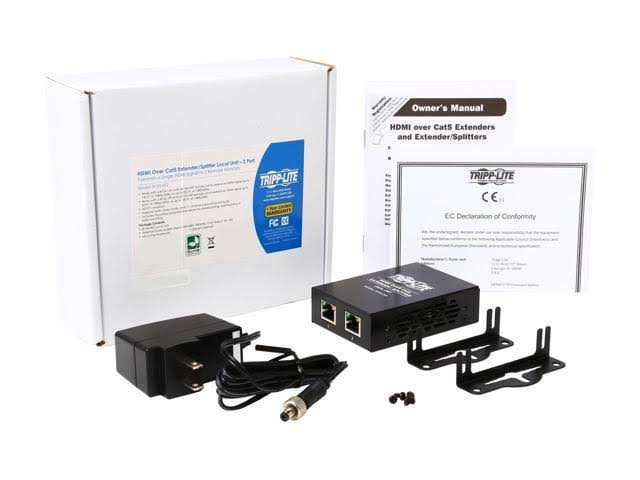 HDMI Over Cat5 Extender Splitter 2-Port U474974