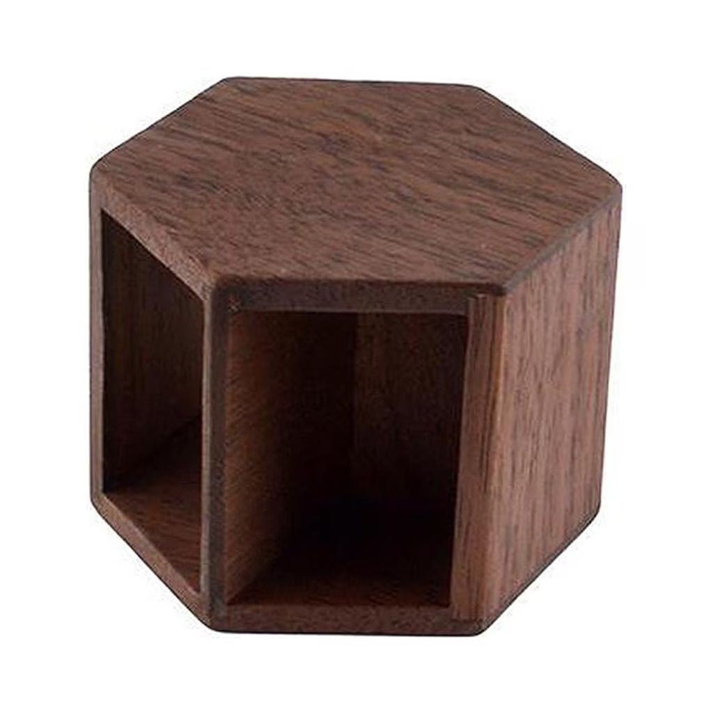 Miniature Walnut Wood End Table Dollhouse F508471