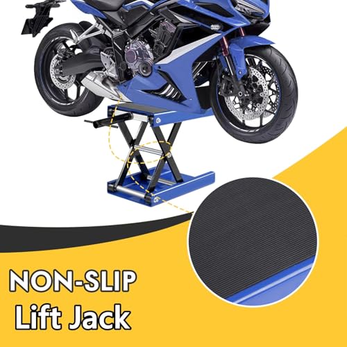 1100LB Adjustable Red Motorcycle Lift Jack O44152