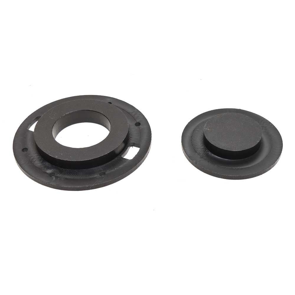 Boat Deck Plate and Ski Pylon 2 1/2 Inch Black Q989