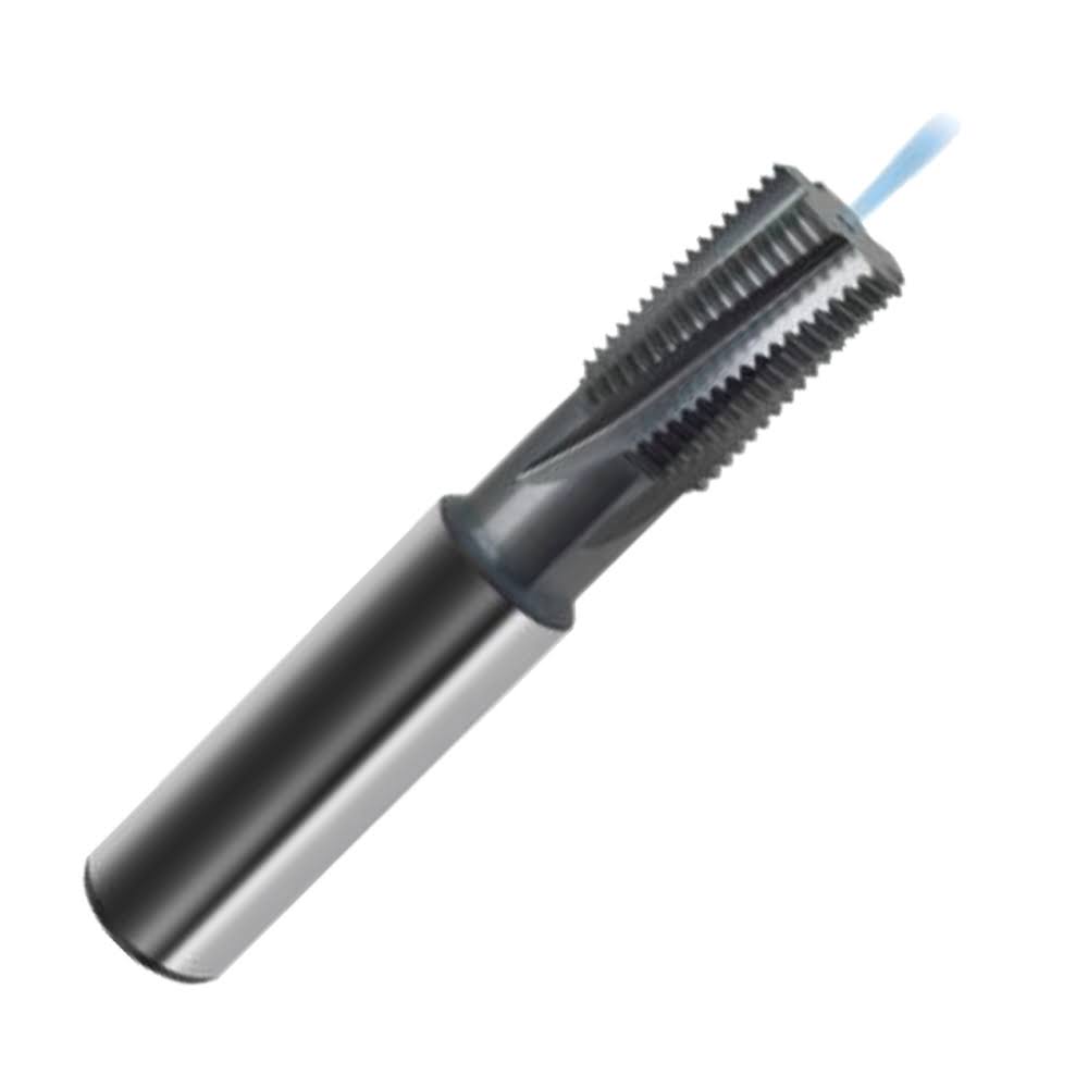 1/2-24 24 TPI 10mm Shank 4-Flute Solid Carbide Thread Mill U9203