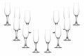 Set of 12 Stemmed Champagne Glasses 7.25 oz I861