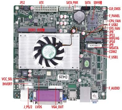 Industrial Computer Motherboard Mini ITX Integrated Motherboard Set U34031