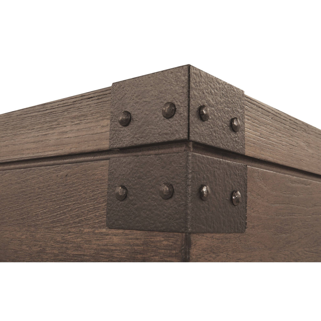 Grayish Brown Square End Table I101