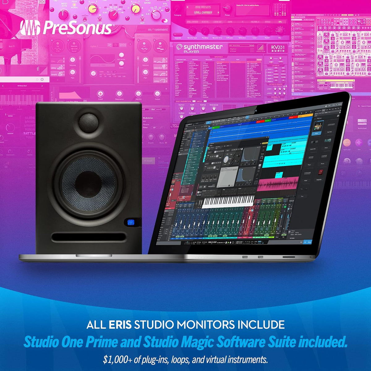 2-Way 5.25" Near Field Studio Monitor S80298