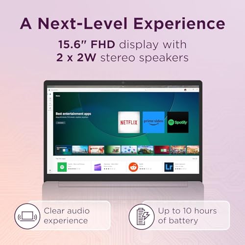 15.6" FHD Chromebook, 4GB RAM, 128GB Storage, Chrome OS U540321