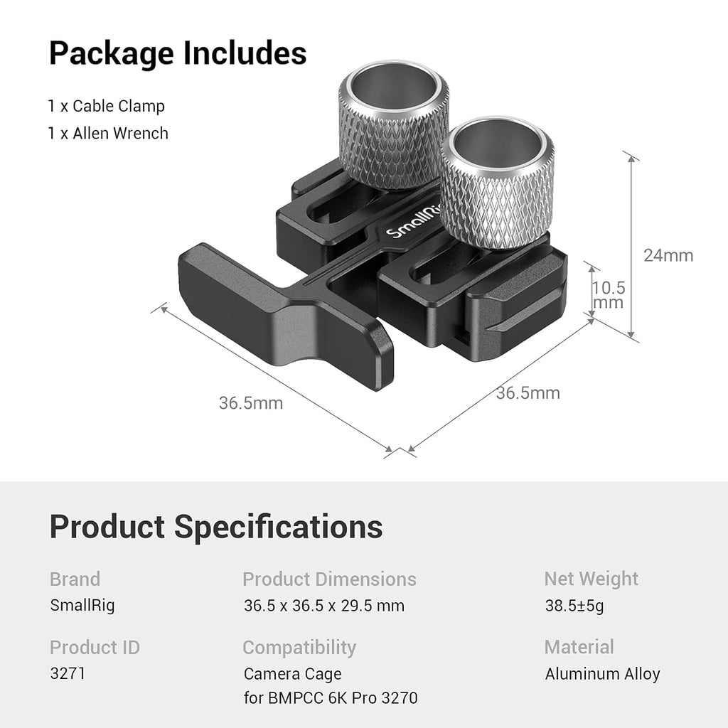 HDMI & USB-C Cable Clamp T396